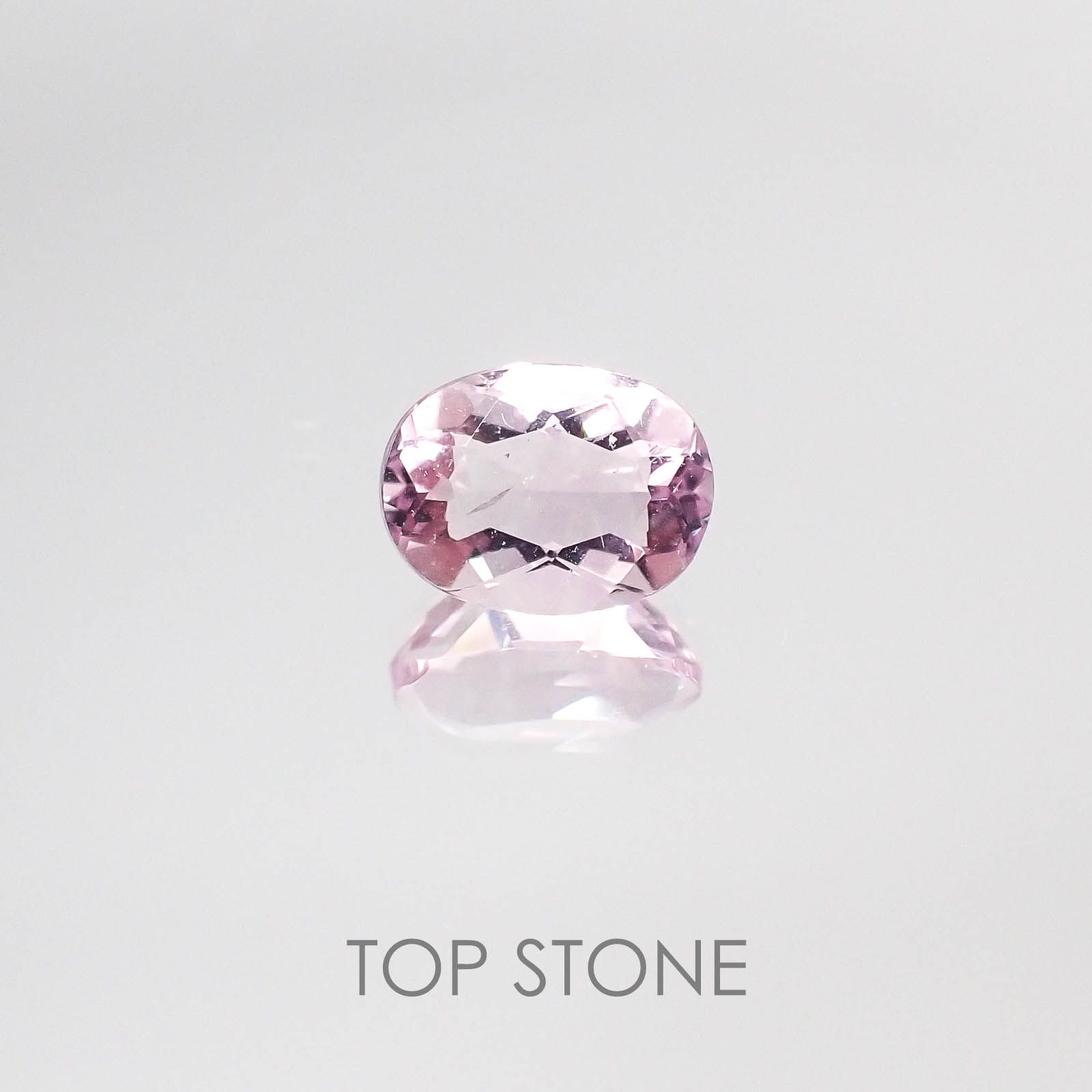 ピンクフローライト(宝石名ピンク・フルオライト) ブラジル産 1.58ct 識別済[20084748]8×6.1mm前後
