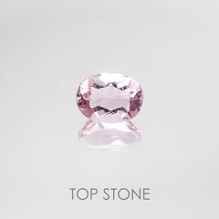 ピンクフローライト(宝石名ピンク・フルオライト) ブラジル産 1.58ct 識別済[20084748]8×6.1mm前後