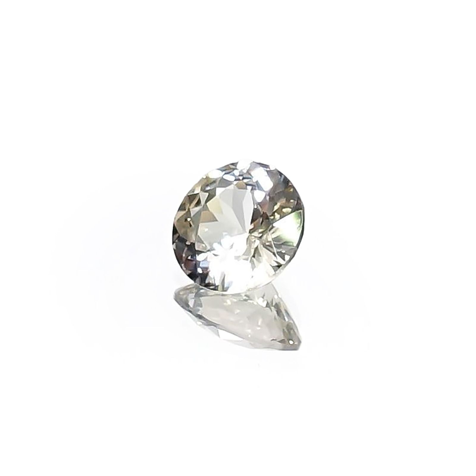 ゾイサイト 非加熱(宝石名ゾイサイト)タンザニア産 ソ付(彩珠) 0.951ct / 6.6x6.6mm前後 [221018873]
