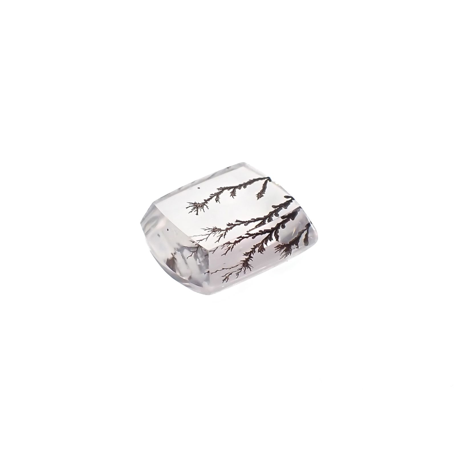 デンドリチッククォーツ ブラジル産 6.55ct[230321071]12.7x11mm前後