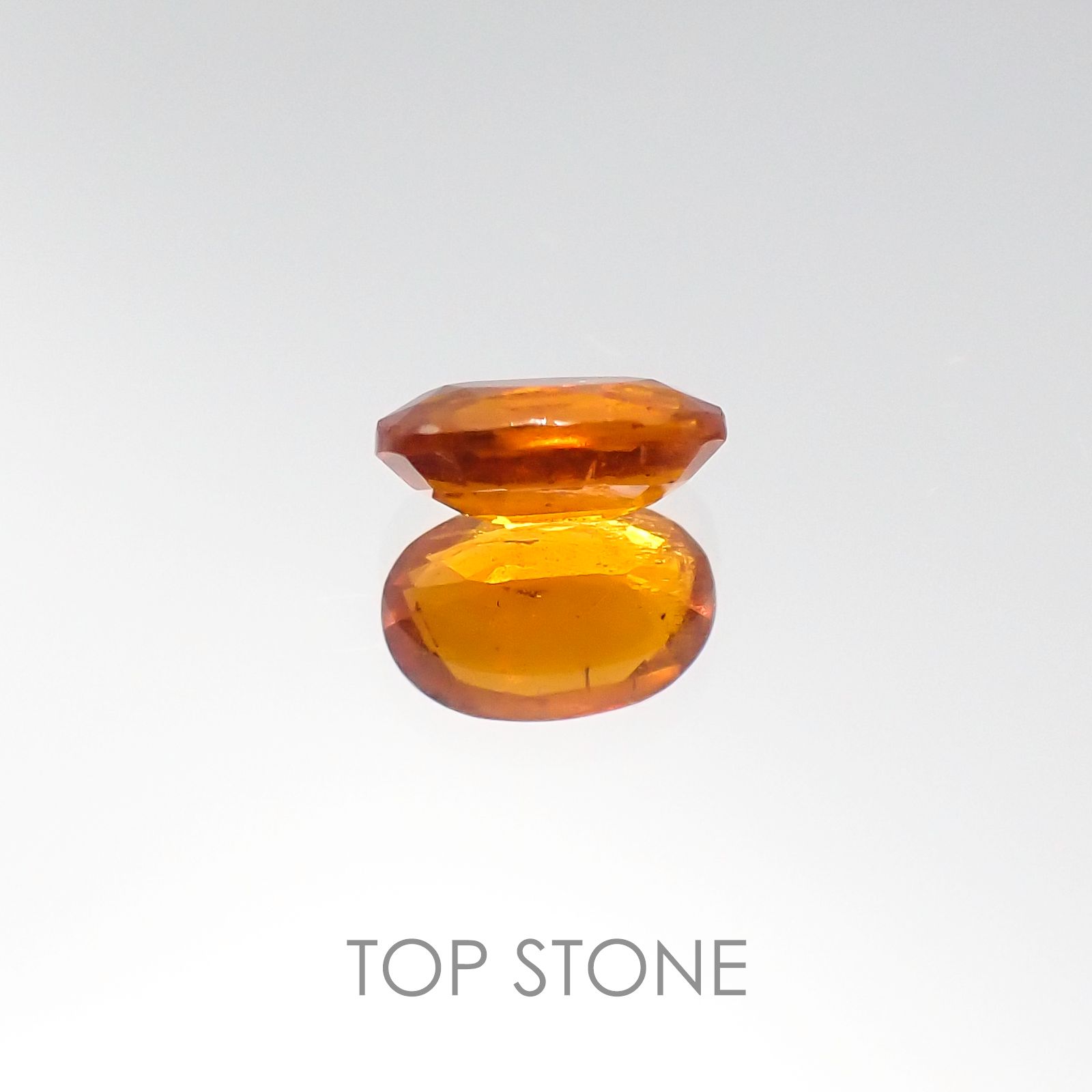 オレンジカイヤナイト タンザニア産 ルース 0.55ct[20096007]6.1×4.1mm前後