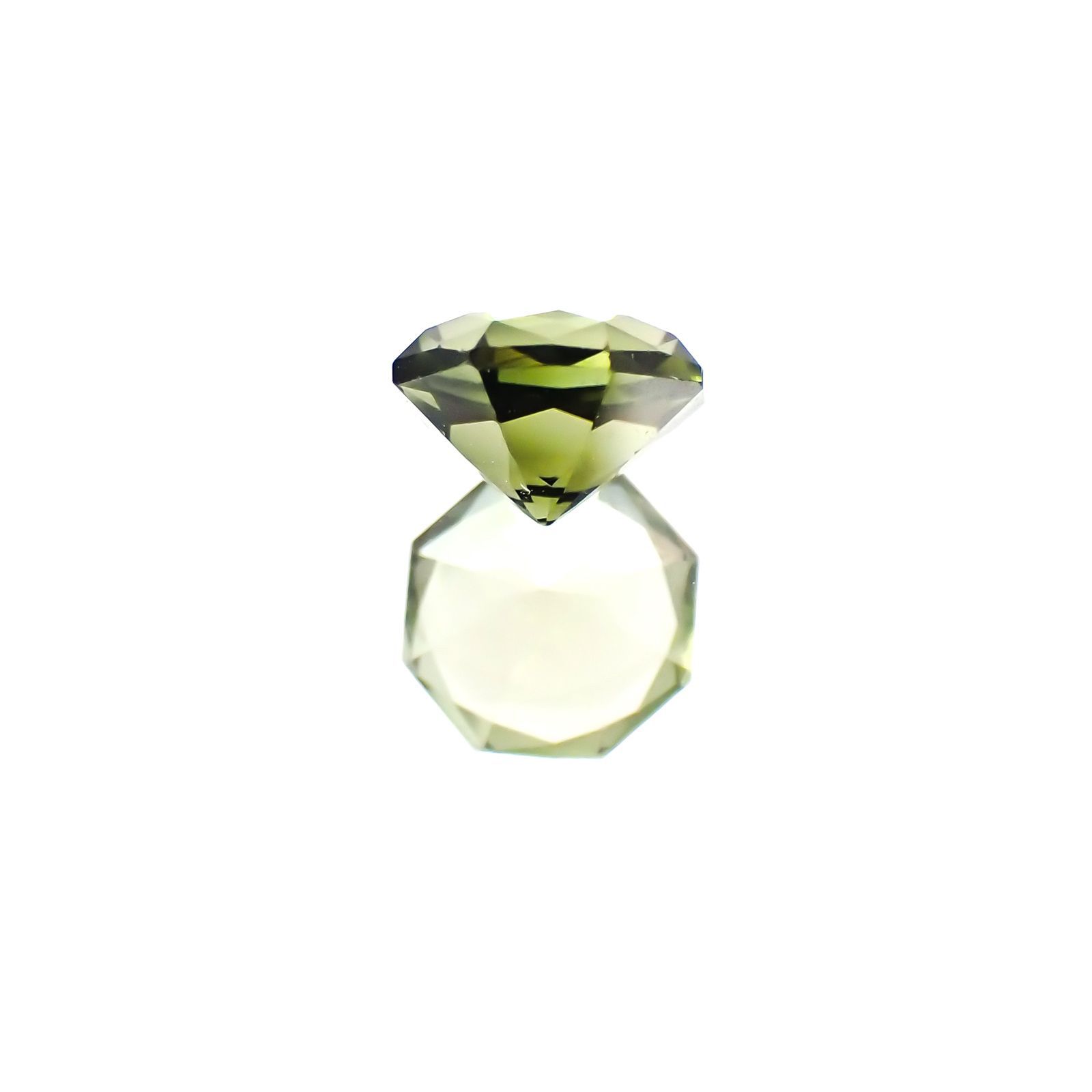 ◇オクタゴンカット◇グリーントルマリン SA(宝石名グリーン・トルマリン)ブラジル産 0.55ct 識別済[231124198]5.1x5.1mm前後