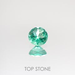エメラルド(宝石名エメラルド) コロンビア産 0.16ct 識別済[210913162]3.7×3.7mm前後