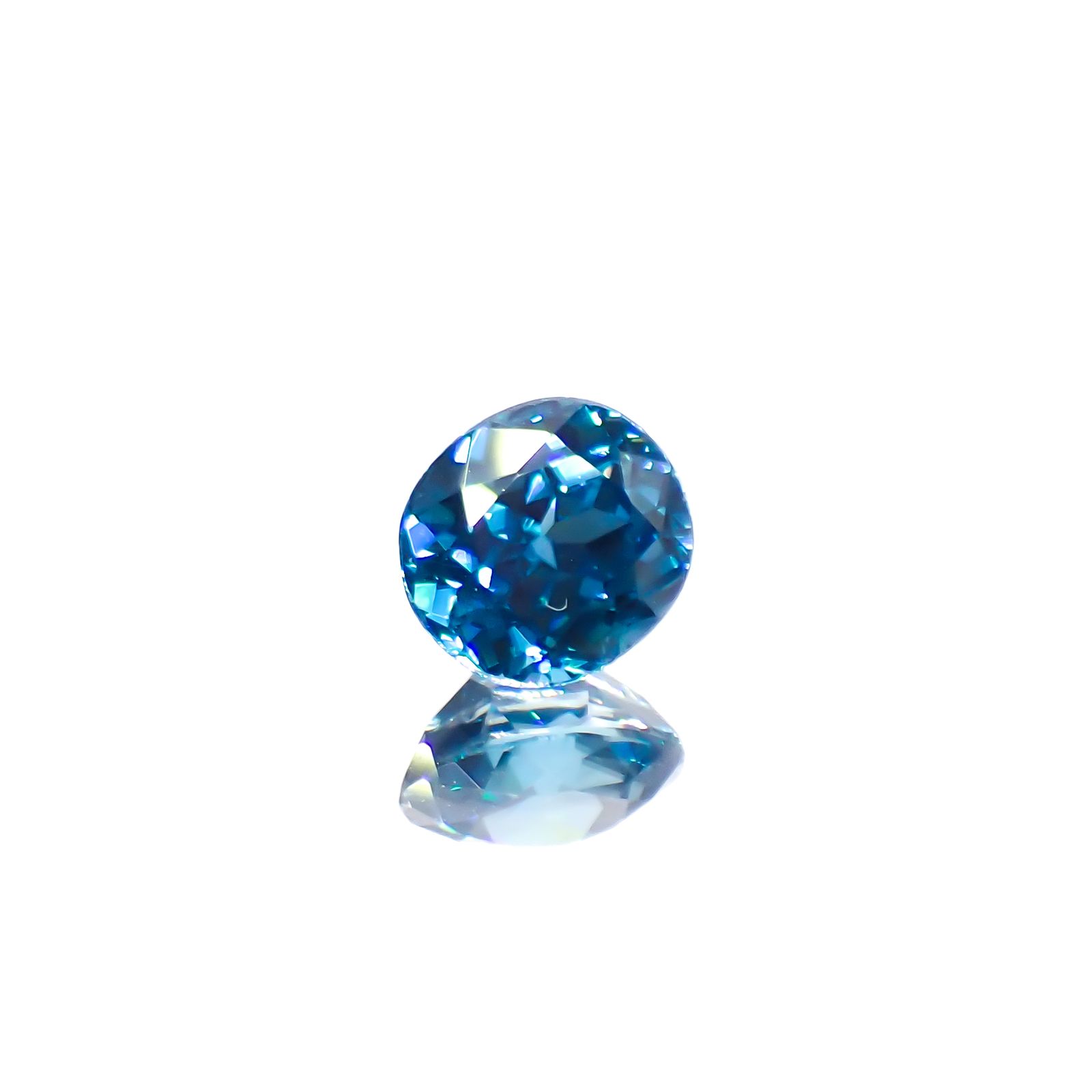 ラタナキリブルージルコン カンボジア産 1.57ct[240728493]6.3x5.7mm前後
