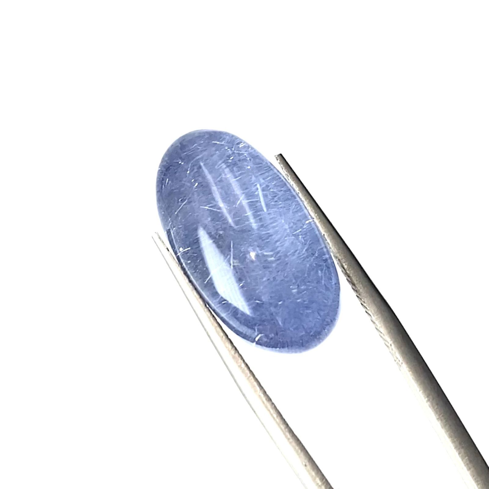 デュモルチェライトインクォーツ ブラジル産 16.29ct / 19.5x10.6mm