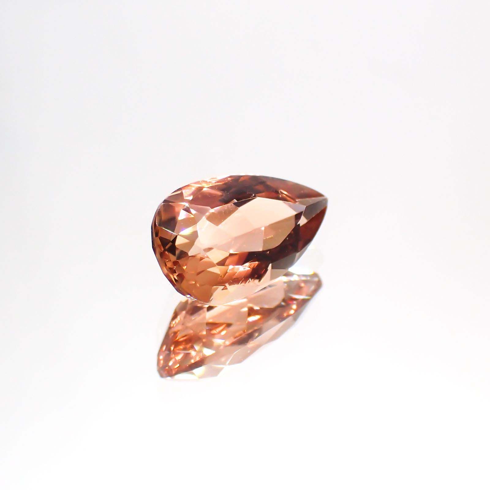 オレゴンサンストーン(宝石名ラブラドライト)アメリカ・オレゴン州産 1.54ct 識別済[230722701]10.5x6.2mm前後