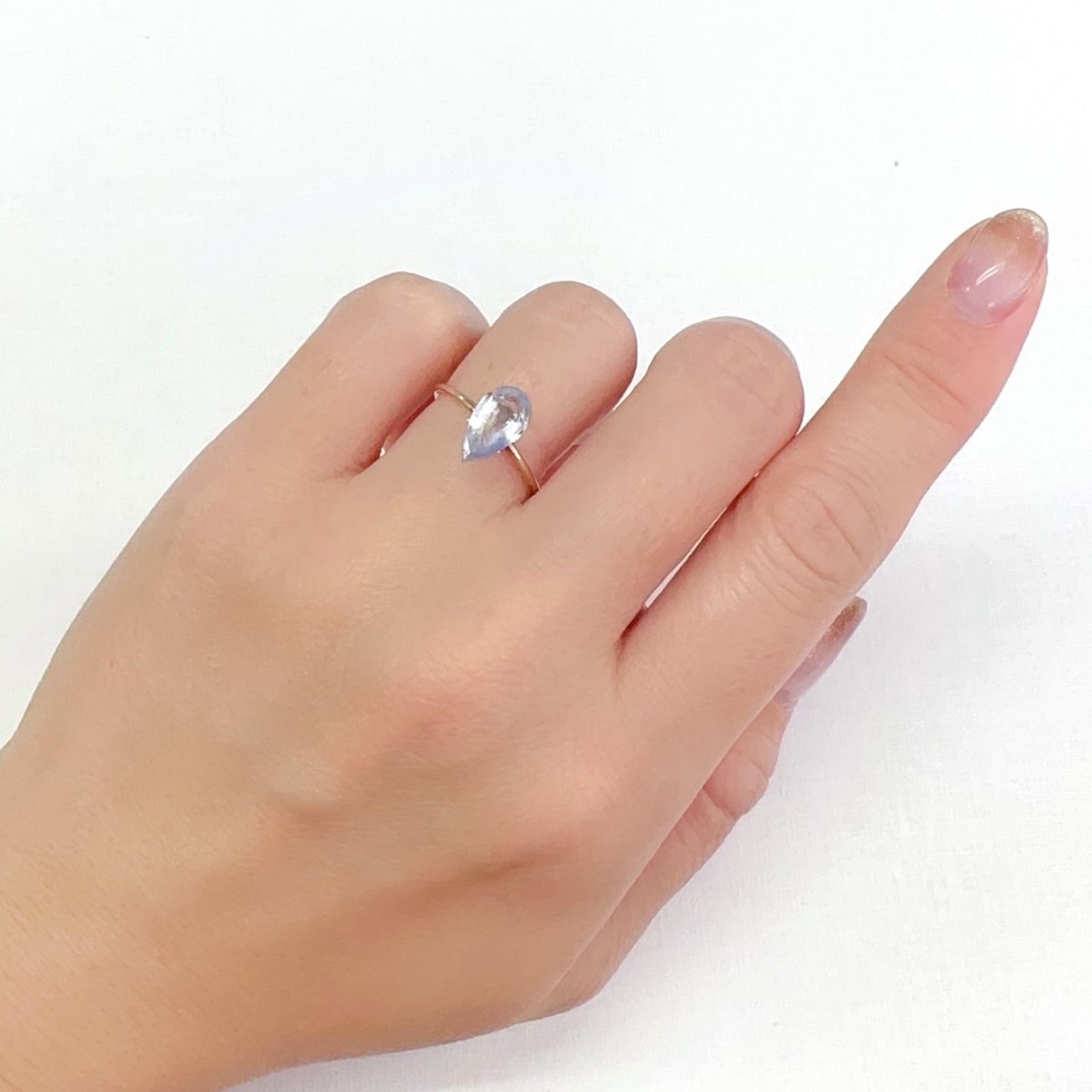 デュモルチェライトインクォーツ ブラジル産 1.50ct[231023583]10.2x6mm前後