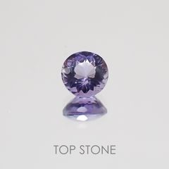 パープルスキャポライト(マリアライト) タンザニア産 ルース 0.36ct[20128754]4.4×4.4mm前後