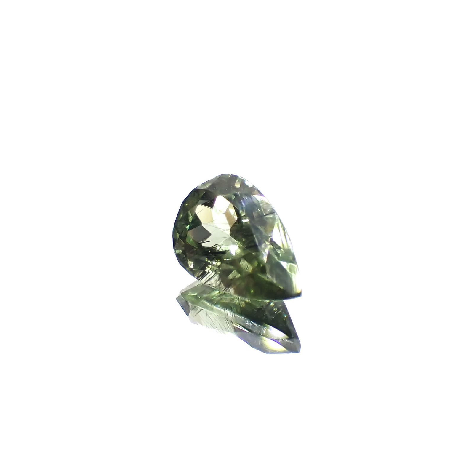 ルドウィジャイトインペリドット パキスタン産 1.76ct[230321241]9.8x6.4mm前後