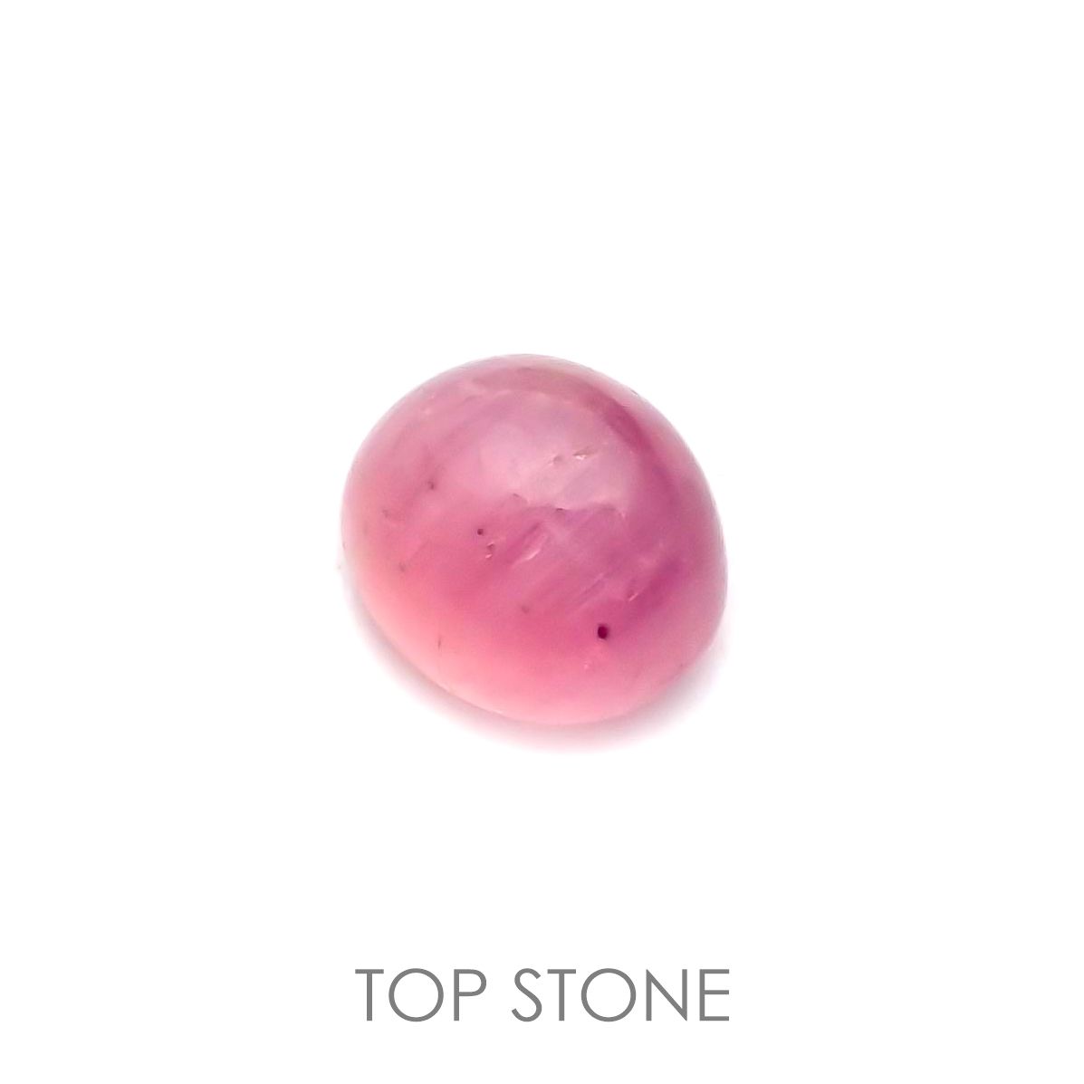 ペツォッタイトキャッツアイ(ラズベリル)(宝石名ペツォッタイト・キャッツアイ) マダガスカル産 0.388ct ソ付(彩珠)[210711641]4.4×3.7mm前後
