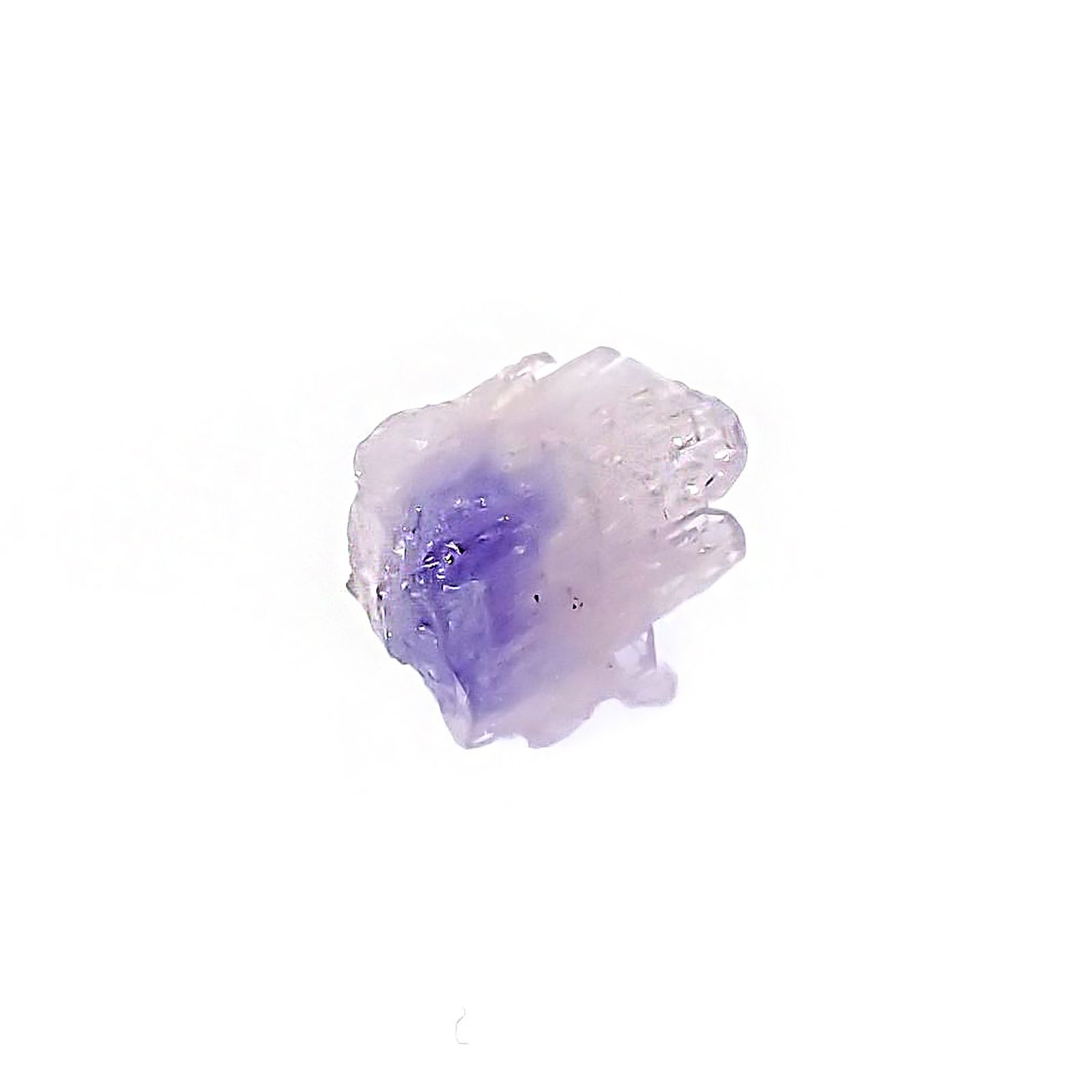 バイカラータンザナイト 原石 タンザニア産 4.01ct / 11.4x8.5mm前後 [260424986]