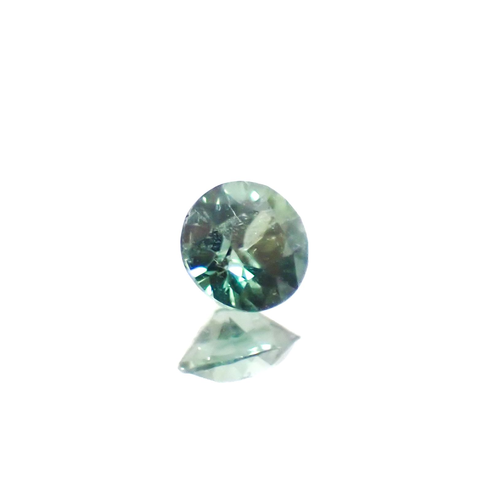 リバースカラーチェンジジルコン ミャンマー・モゴック産 0.18ct[240929177]3.2x3.2mm前後