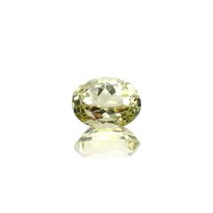 シリマナイト(宝石名シリマナイト) インド産 識別済 1.63ct / 8x6.2mm前後 [260610672]