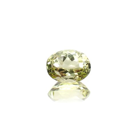 シリマナイト(宝石名シリマナイト) インド産 識別済 1.63ct / 8x6.2mm前後 [260610672]