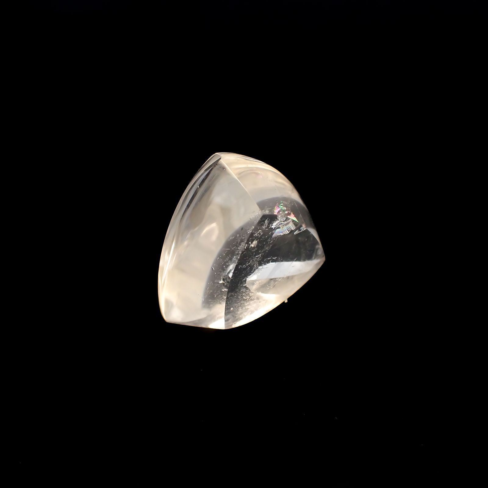 マニフェストインクォーツ ブラジル産 20.28ct [220716793]17.4x18.4mm前後