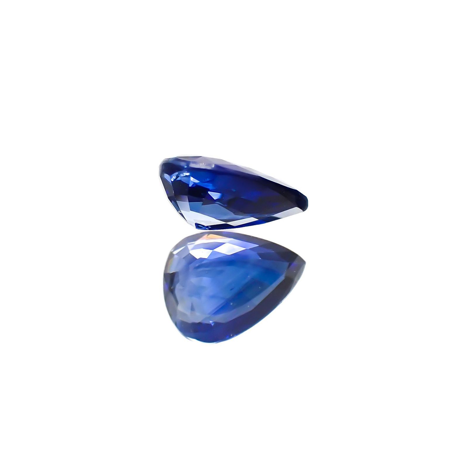 サファイア(宝石名サファイア)スリランカ/マダガスカル産 識別済 0.89ct / 7x5.4mm前後 [260817640]
