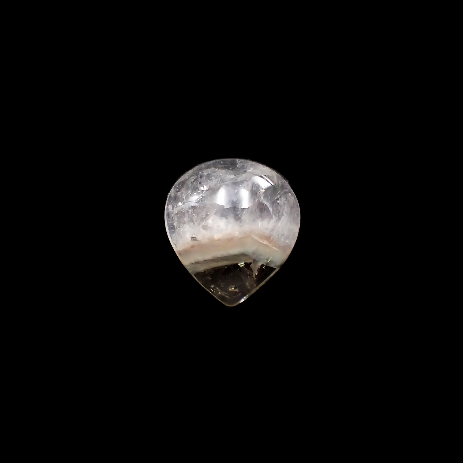 パライバクォーツ(宝石名ギラライト イン クォーツ)ブラジル・パライバ州産 6.52ct 識別済[230722558]13.7x12.7mm前後