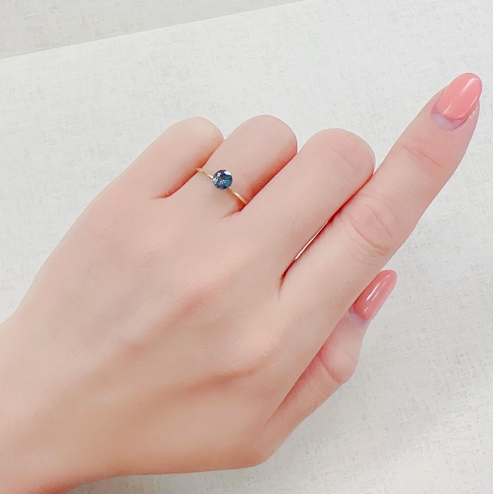 モンタナサファイア アメリカ・モンタナ州産 0.53ct[230321133]4.9x4.9mm前後