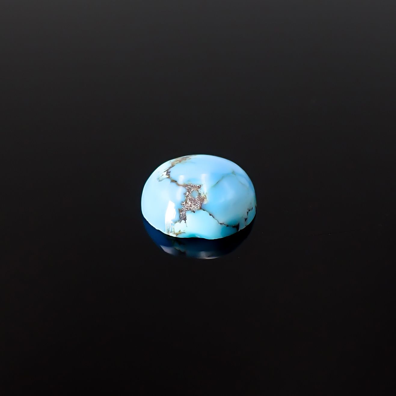ターコイズ カザフスタン・ゴールデンヒル鉱山産 1.71ct / 8.1x8.1mm前後 [260331875]