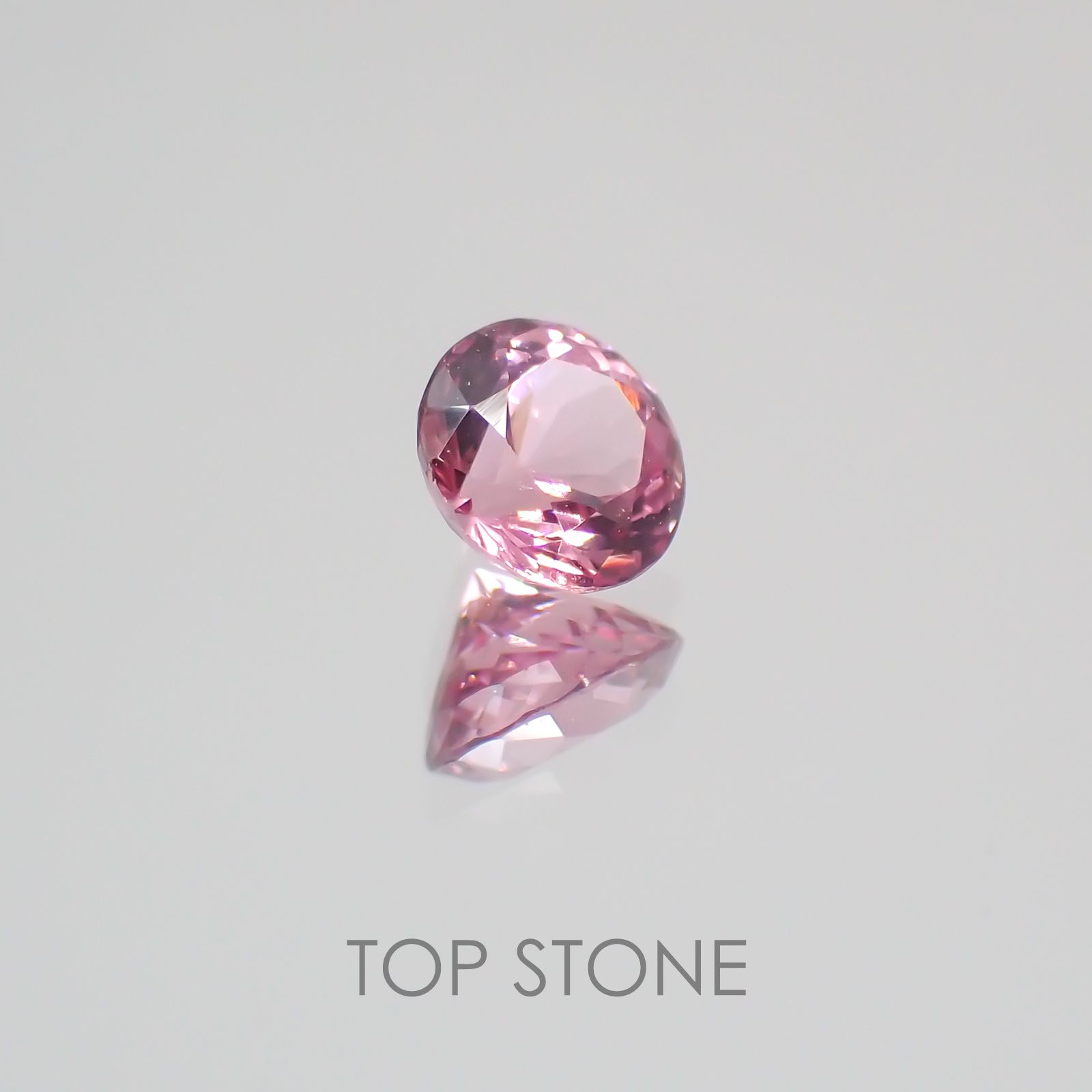 ホットピンクスピネル ビルマ産 ルース 0.36ct[210610009]4.2×4.2mm前後