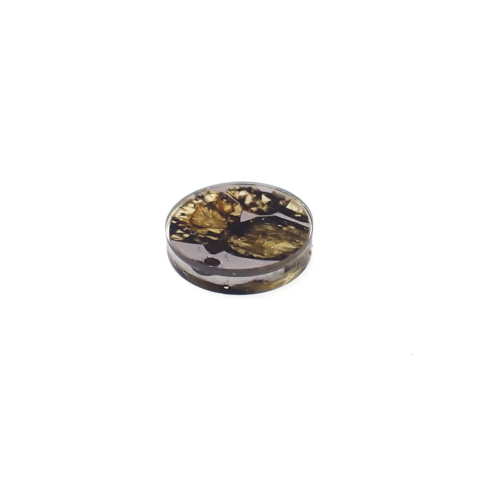 パラサイト隕石Sericho トリプレット 発見地:ケニア 3.93ct[240527653]11.9x11.9mm前後