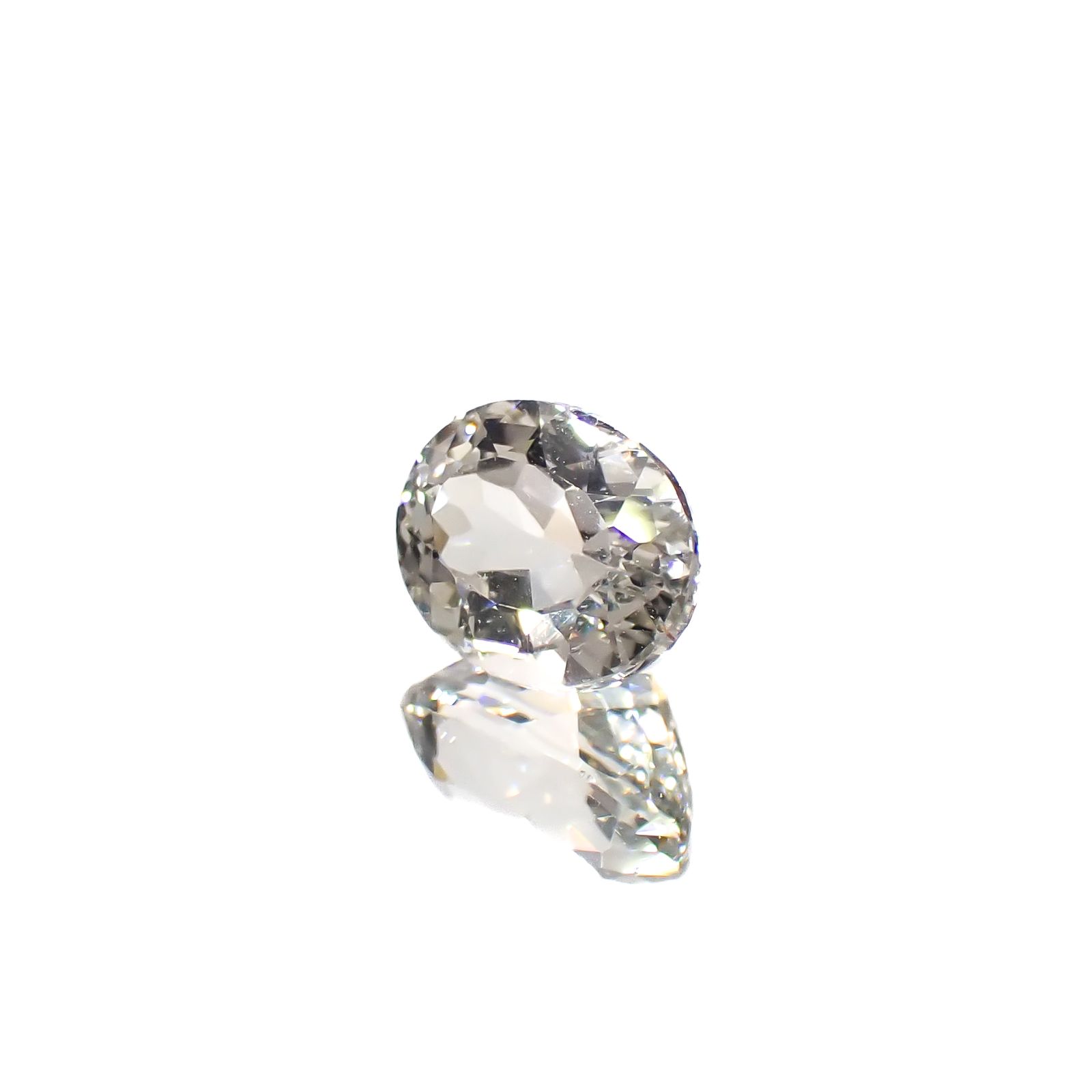 シルバーアパタイト フルオレッセンス アフリカ産 1.40ct[240928963]7.5x5.9mm前後