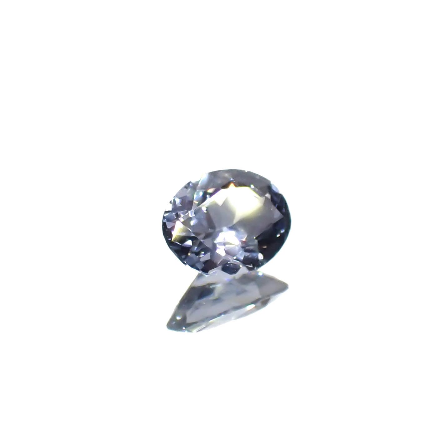 バイオレットスピネル(宝石名スピネル)ビルマ/マダガスカル産 0.32ct 識別済[230220667]4.9x3.9mm前後