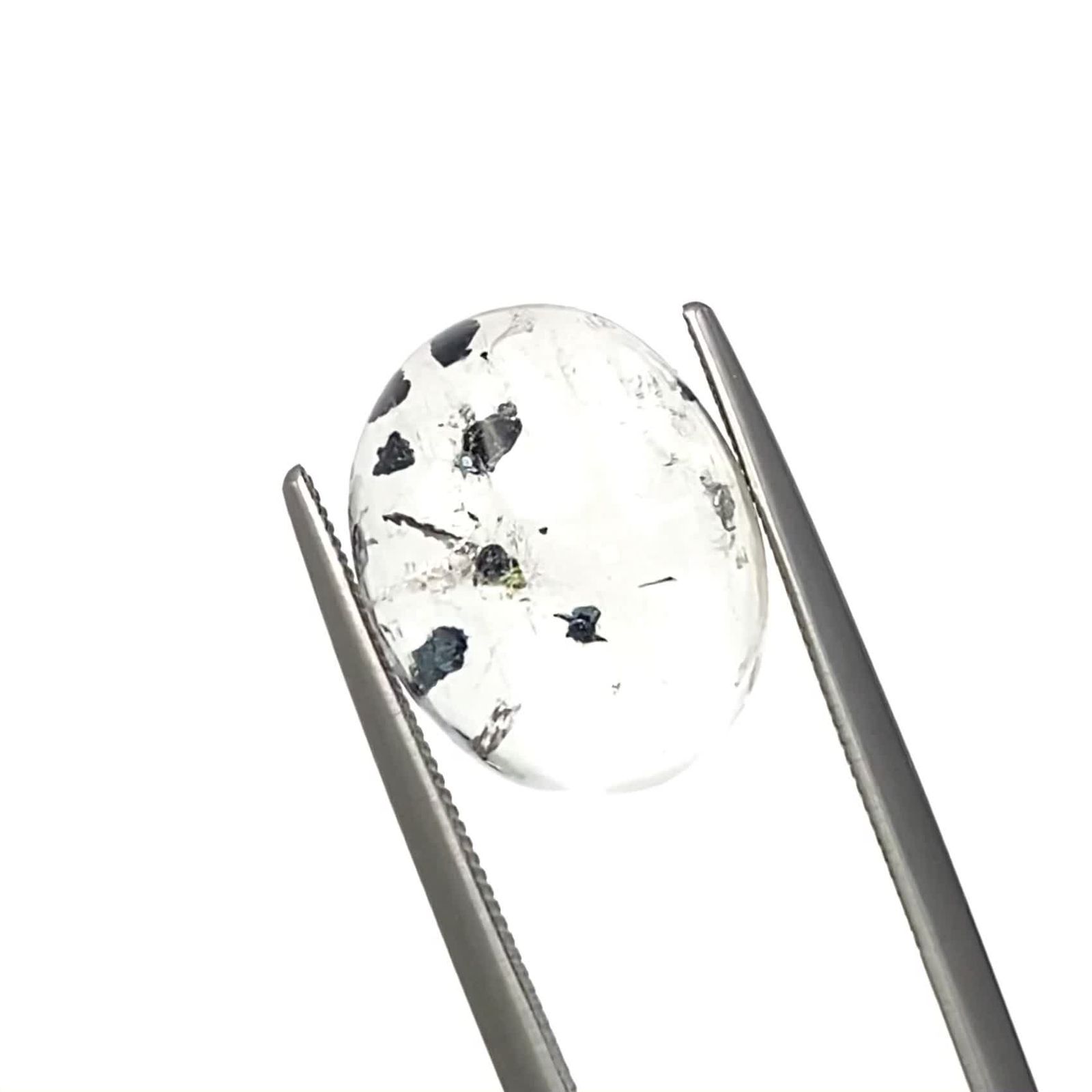 ヘマタイトインクォーツ 中国産 9.52ct / 14.7x11.5mm前後 [231023758