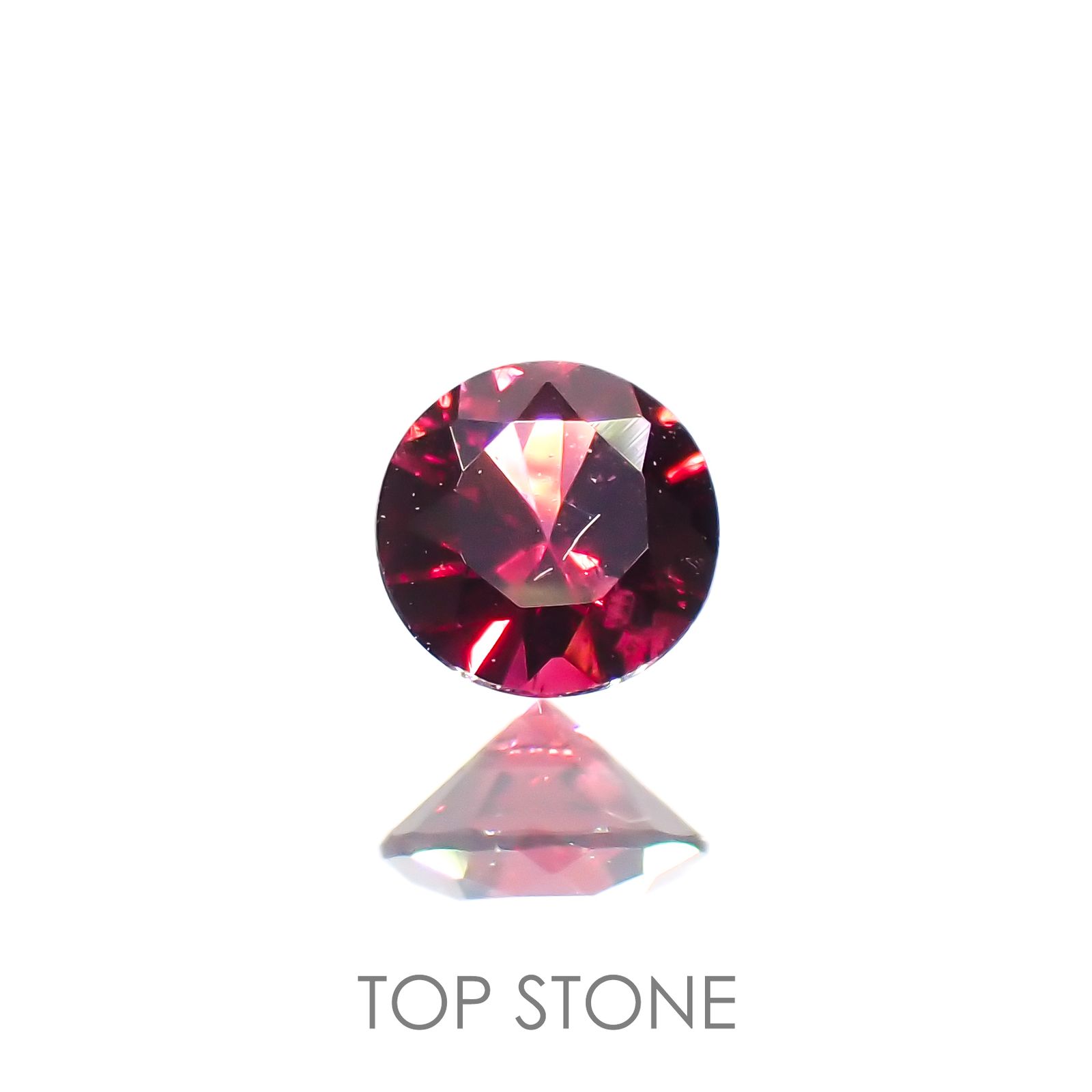 レッドスピネル(宝石名レッド・スピネル)タンザニア産 0.16ct 識別済[220114316]3.3x3.3mm前後