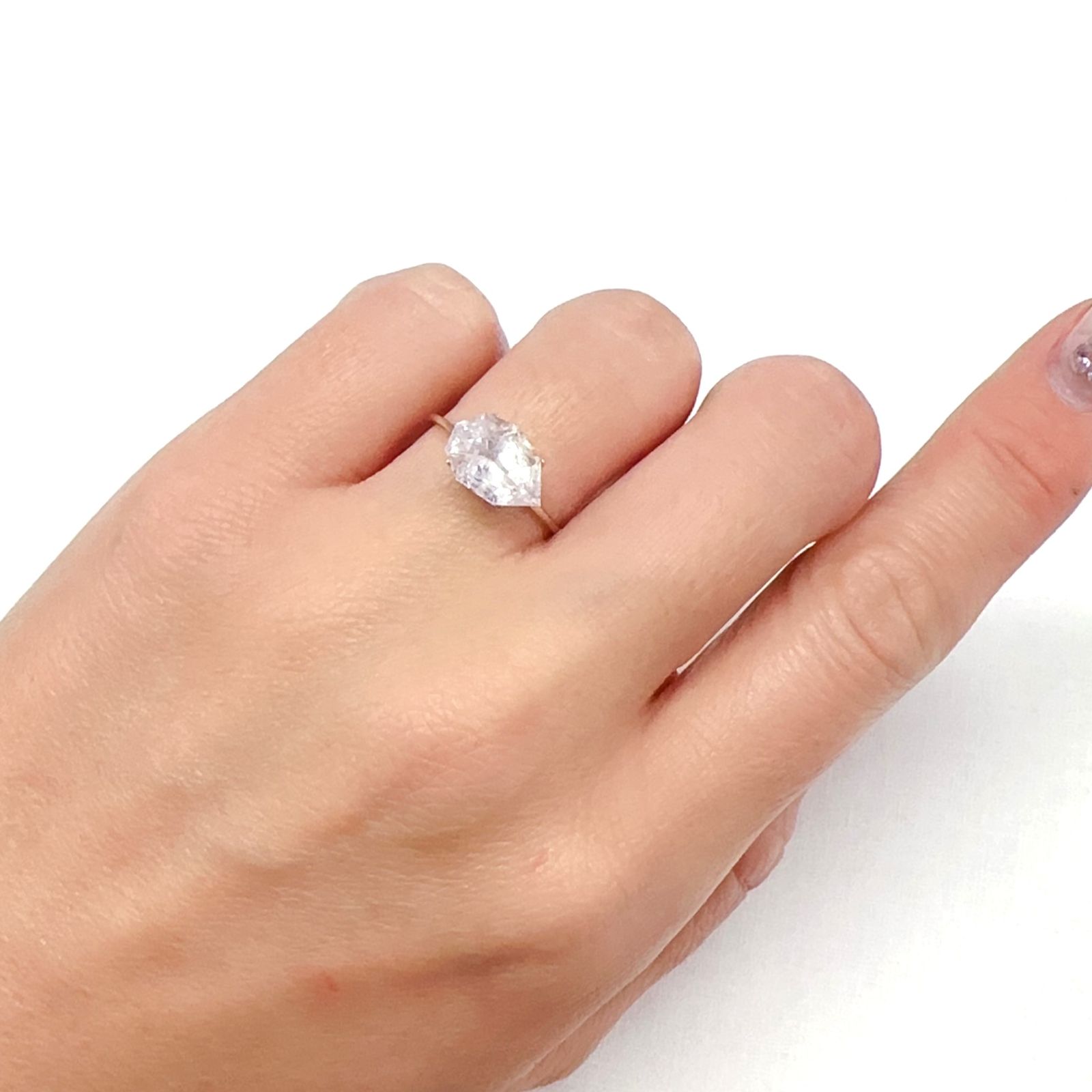 ◇カスタムカット◇ピンクエンジェルラダー マダガスカル産 2.45ct[240125432]10.6x7.5mm前後