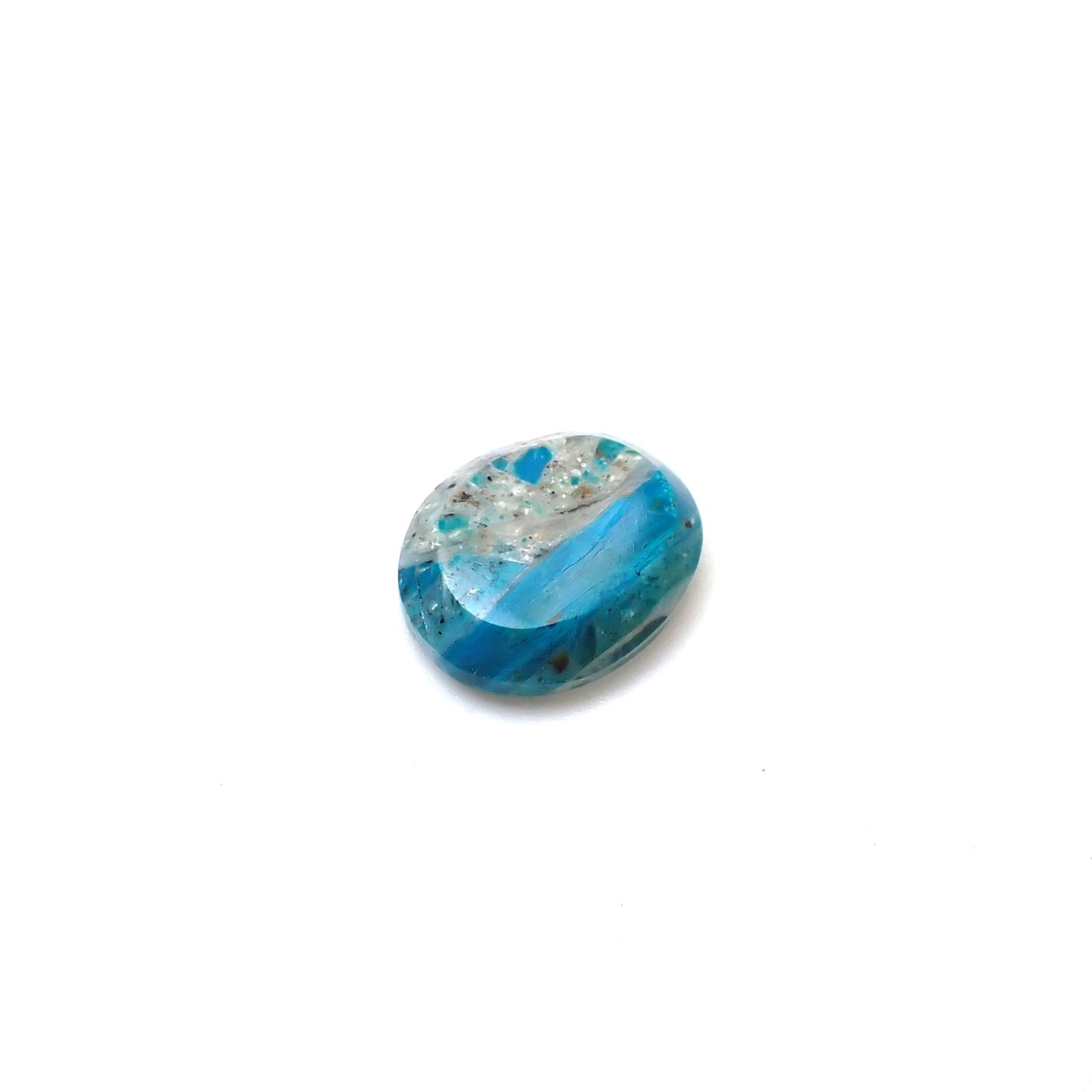 ブルーオパール ペルー産 3.43ct [250730719]12.7x10.5mm前後