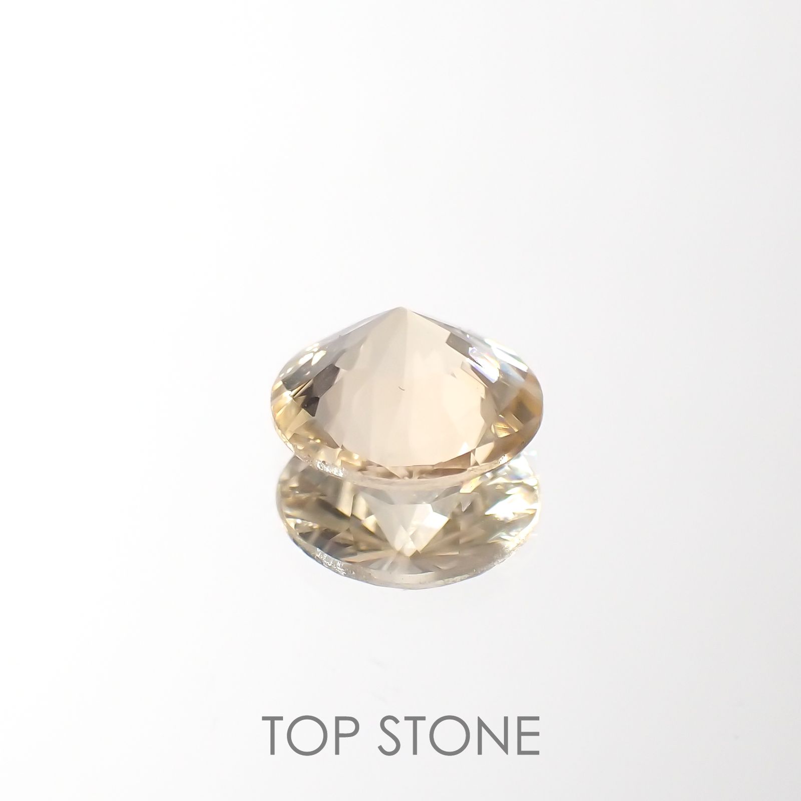 イエローフェナカイト(宝石名イエロー・フェナカイト)ブラジル産 1.372ct ソ付(彩珠)[221018524]7.8x7.6mm前後
