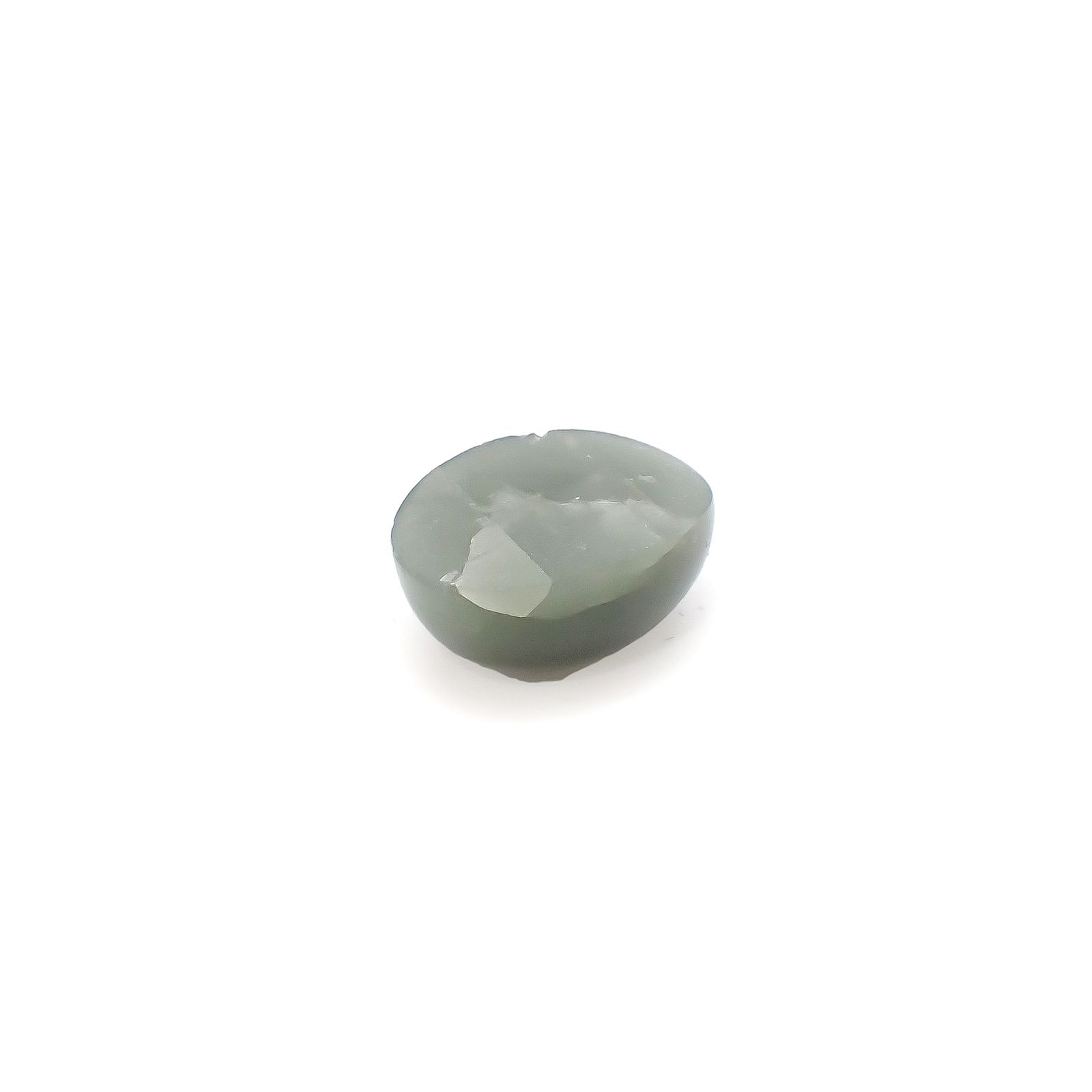 グリーンアパタイトキャッツアイ ブラジル産 7.81ct[240427180]12.5x10.4mm前後