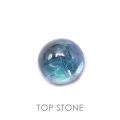 バイカラータンザナイト(ゾイサイト) 非加熱 タンザニア産 ルース 1.94ct[21038541]7.1×7mm前後