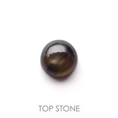 ゴールドシーンサファイア(宝石名シーン・サファイア)ケニア産 0.61ct 識別済[220616223]4.7x4.6mm前後