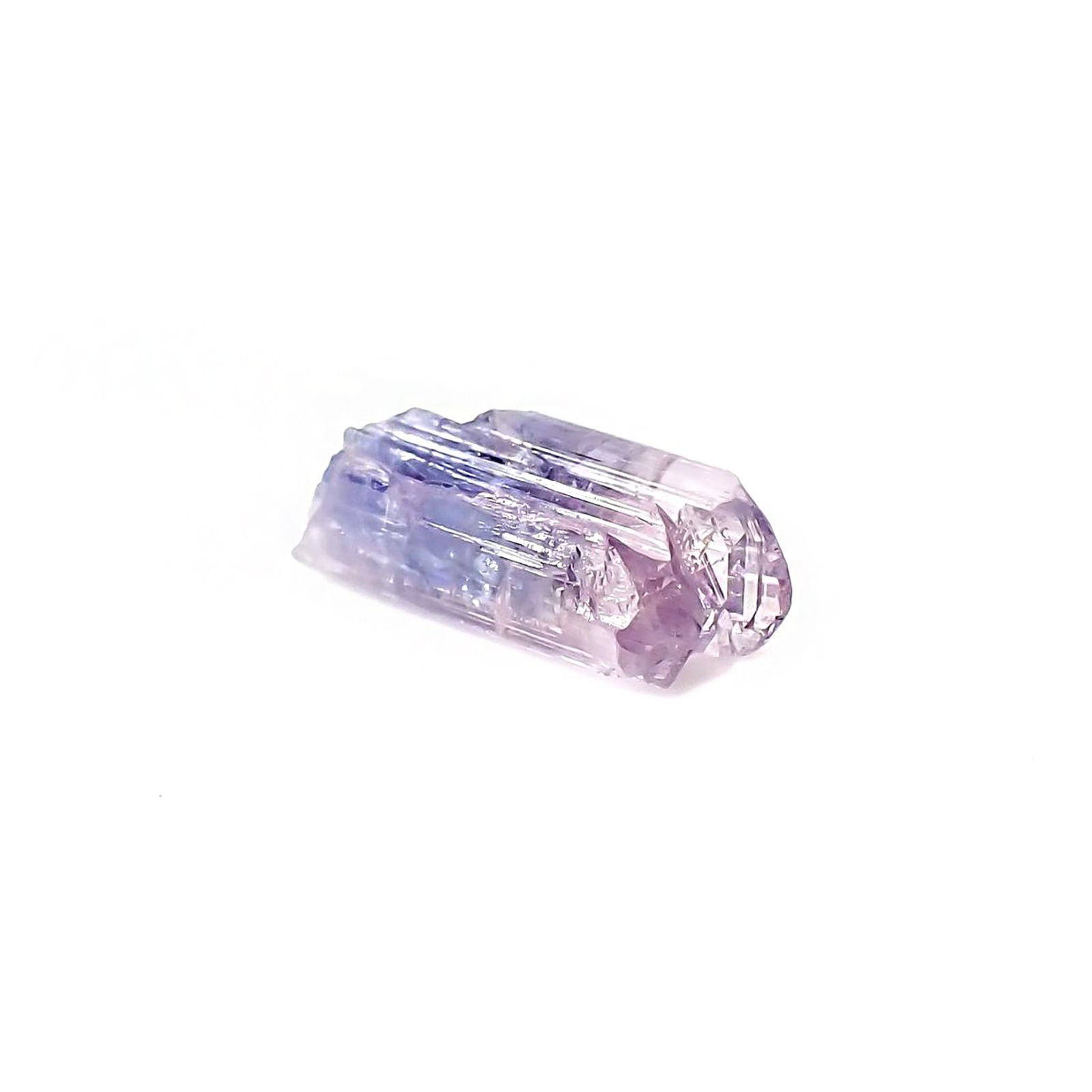 バイカラータンザナイト 原石 タンザニア産 2.63ct / 11.7x5.6mm前後 [260424983]