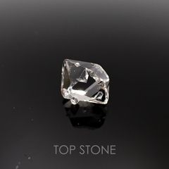 ハーキマーダイヤモンド(宝石名クォーツ) アメリカ・ニューヨーク州産 原石・結晶 2.94ct 識別済[20095003]10.7×8.4mm前後