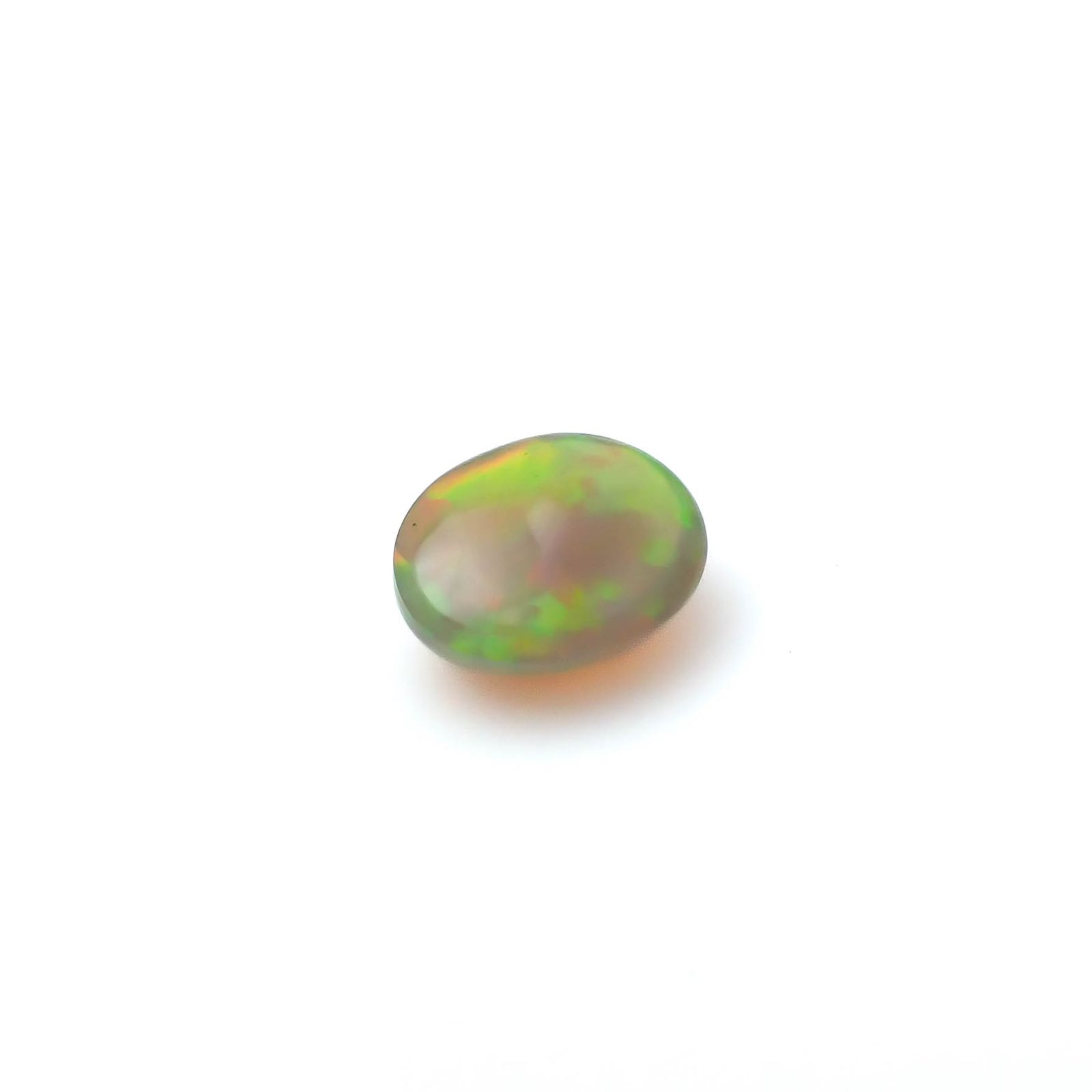 ブラックオパール(宝石名オパール/加熱処理)エチオピア産 3.42ct 識別済[240226258]12.4x10mm前後