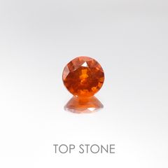 オレンジカイヤナイト タンザニア産 ルース 0.97ct[20105990]6×5.9mm前後