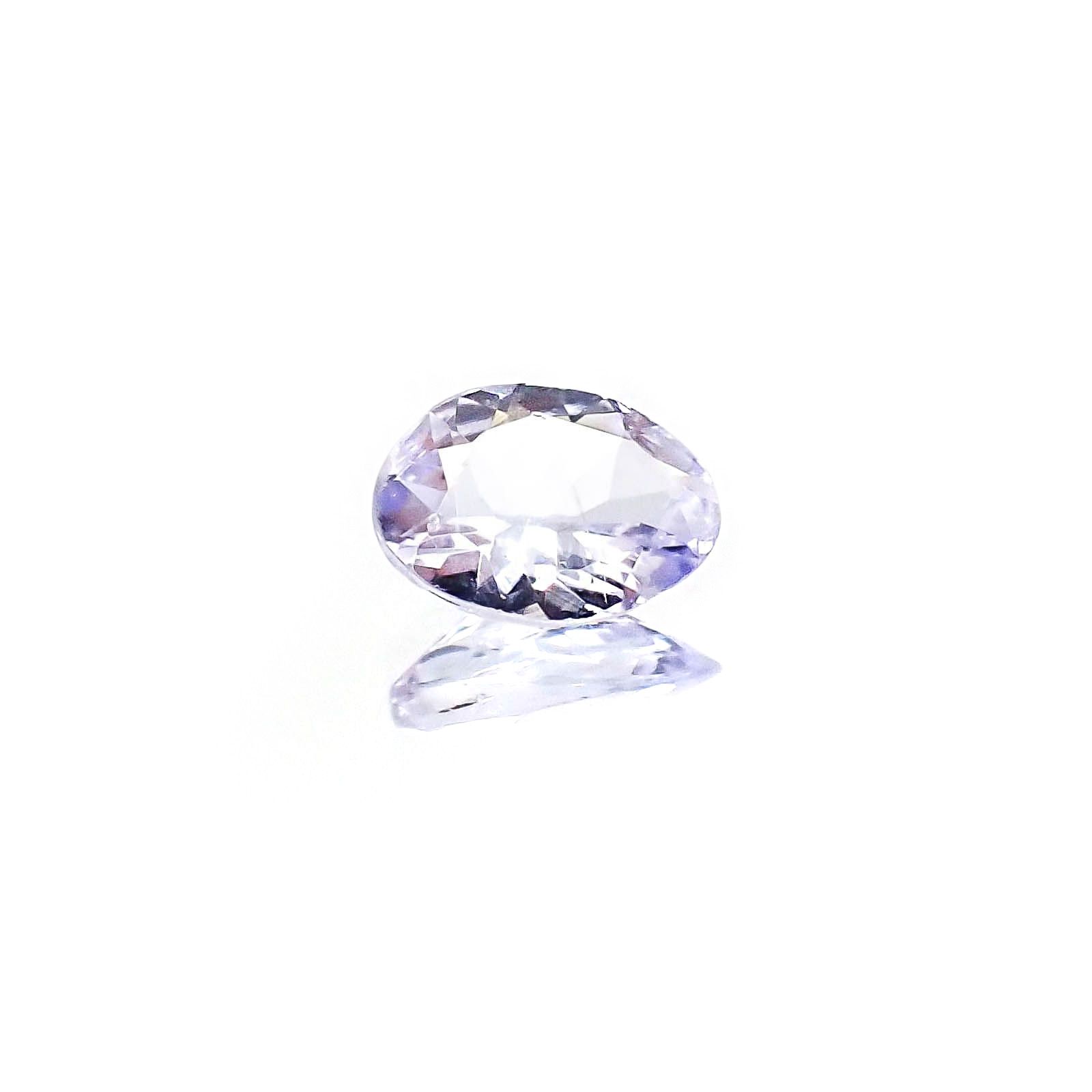 ラベンダーゾイサイト(宝石名ゾイサイト)タンザニア産 識別済 0.61ct / 6.7x4.9mm前後 [230522014]