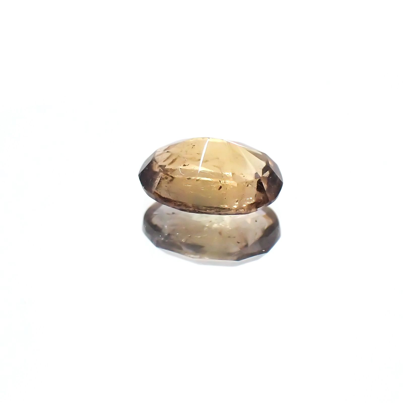 アキシナイト(宝石名アキシナイト)パキスタン産 0.99ct 識別済[231224380]7.3x5.4mm前後