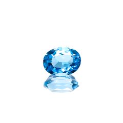 スイスブルートパーズ ブラジル産 1.89ct [241229577]8.1x6.2mm前後