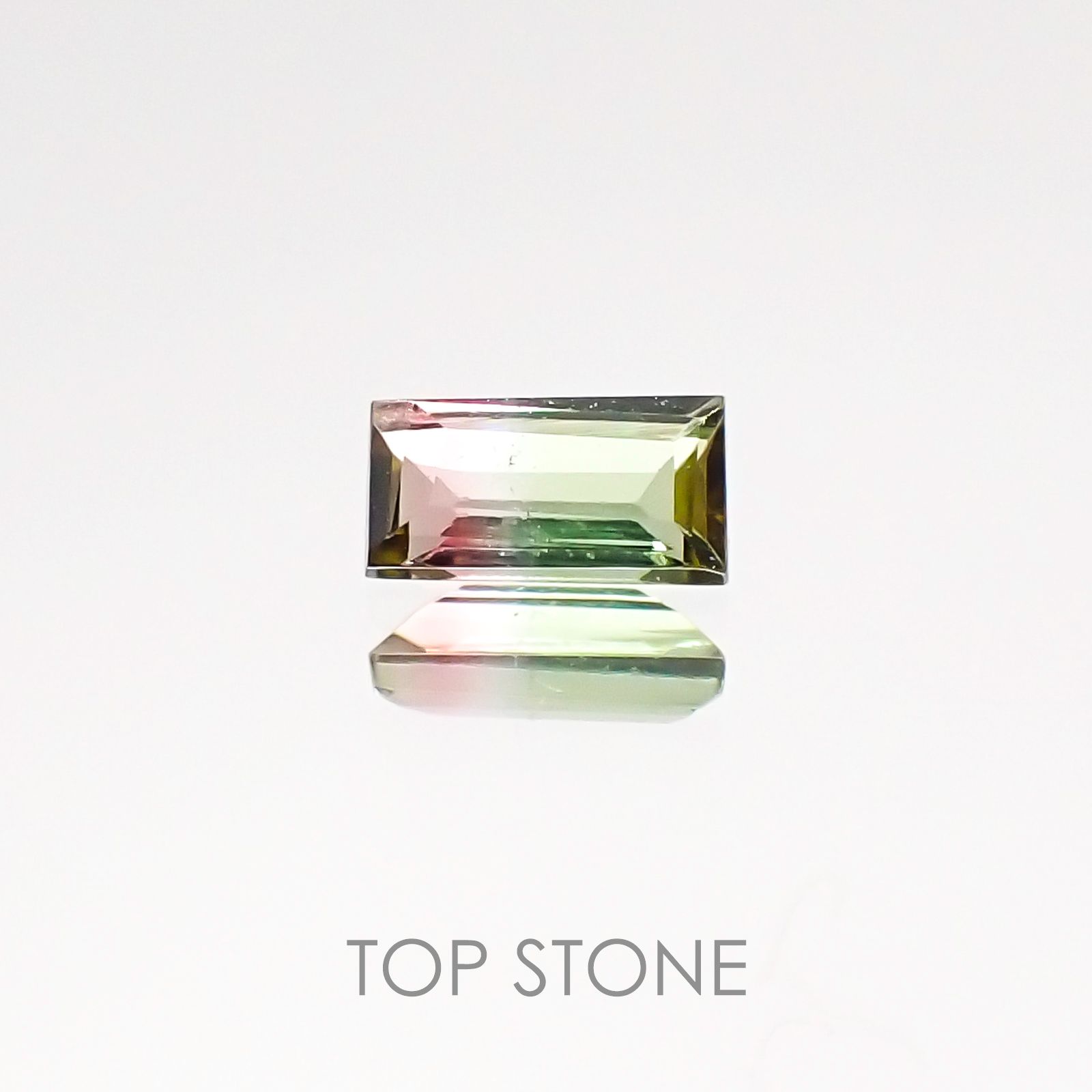 バイカラートルマリン ブラジル産 ルース 0.16ct[20107126]4.6×2.4mm前後