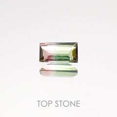 バイカラートルマリン ブラジル産 ルース 0.16ct[20107126]4.6×2.4mm前後