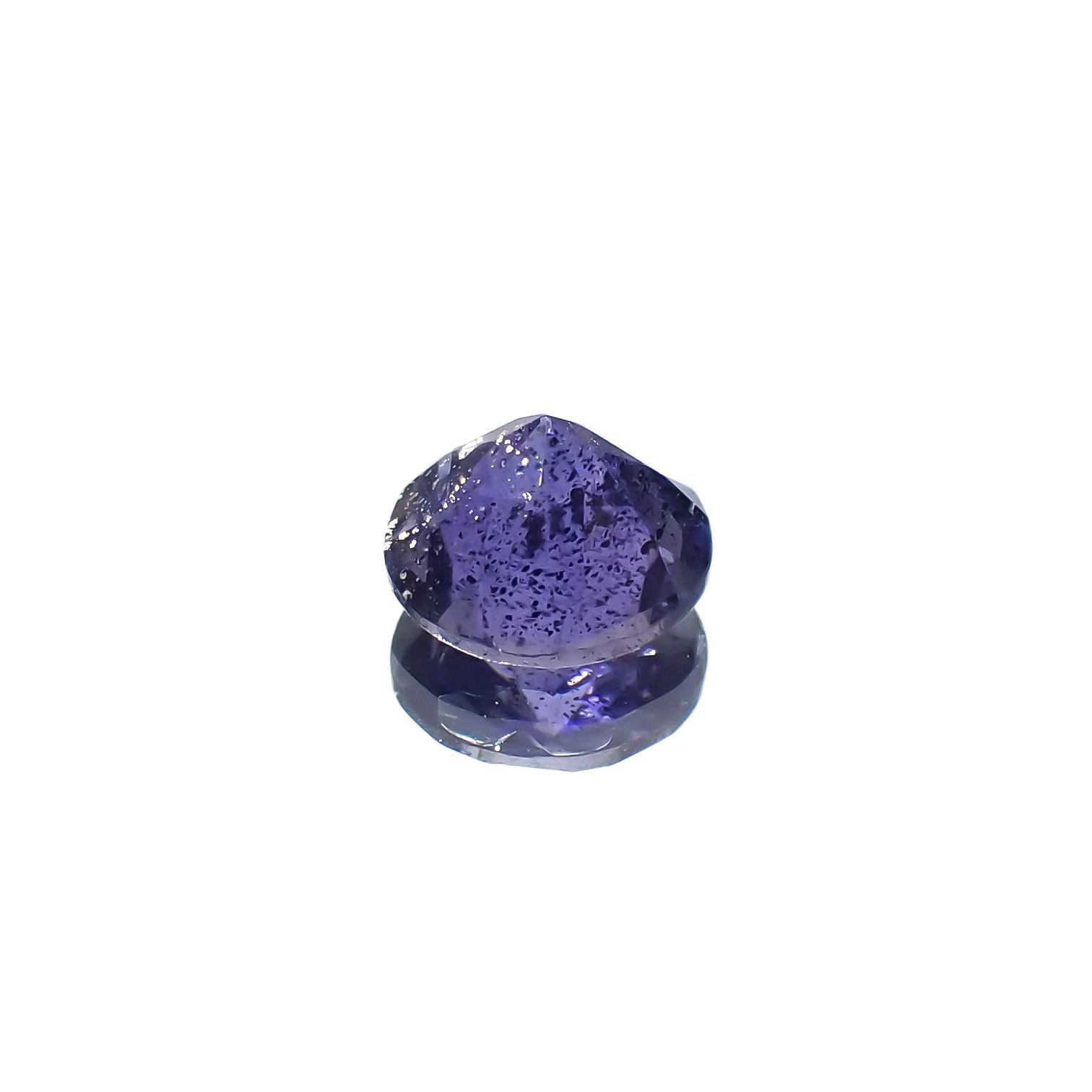アイオライトサンストーン インド/ブラジル産 0.65ct[231224838]6x5.9mm前後