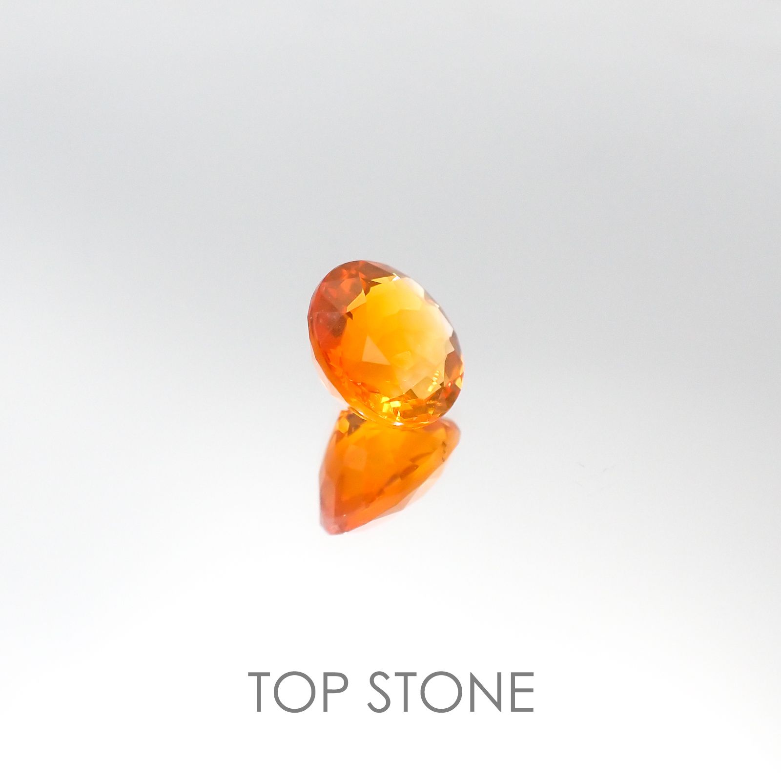 ファイヤーオパール(宝石名ファイヤー・オパール)メキシコ産 1.53ct 識別済[220817299]8.3x8.2mm前後