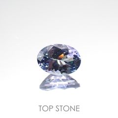 バイカラータンザナイト(ゾイサイト) タンザニア産 ルース 0.87ct[210812650]7.1×5.2mm前後