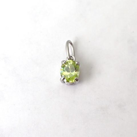 Pt900/つや消し/オーバル/スフェーン