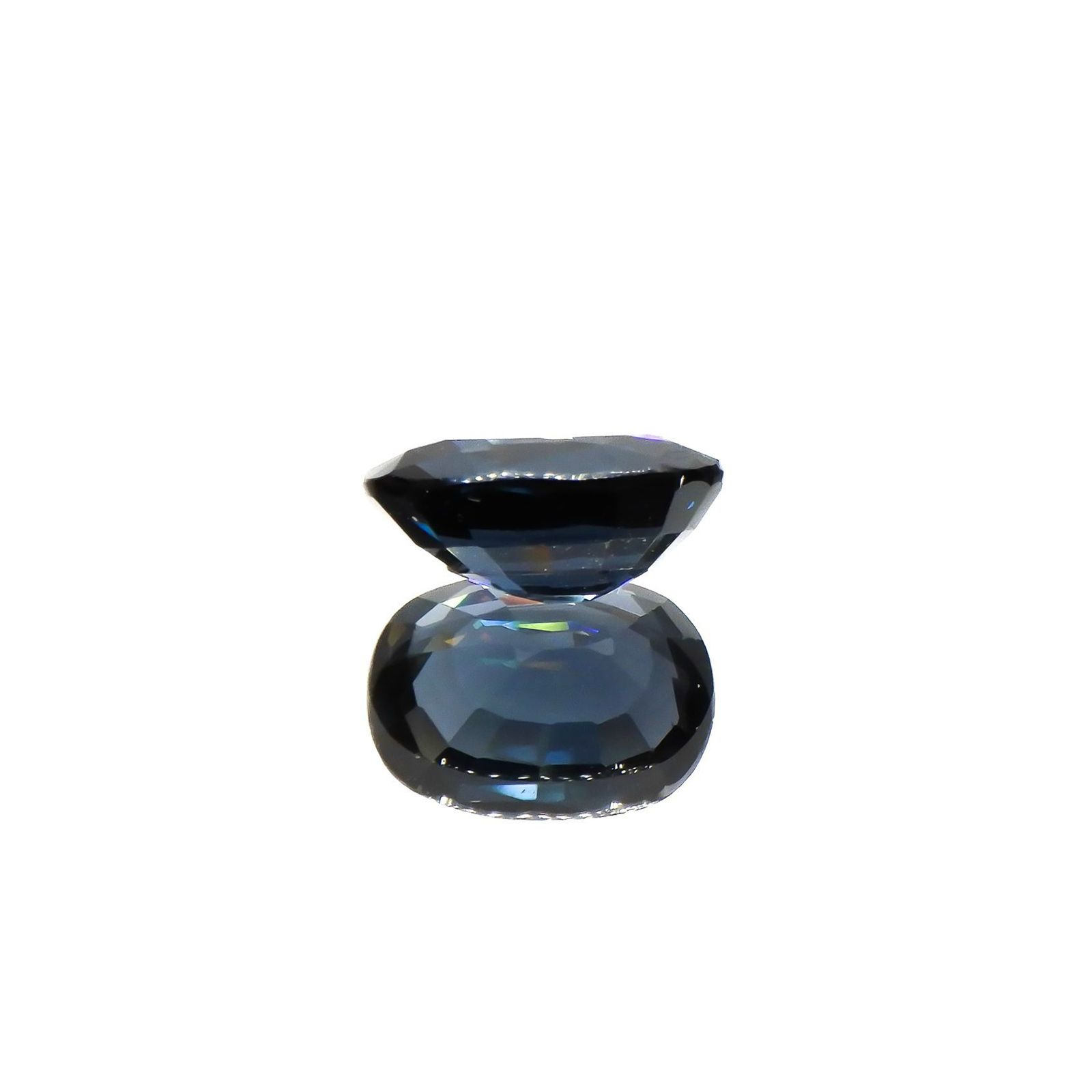 コバルトブルースピネル(宝石名ブルー・スピネル)スリランカ産 ソ付(日独) 1.243ct / 7.47x5.61mm前後 [260717494]