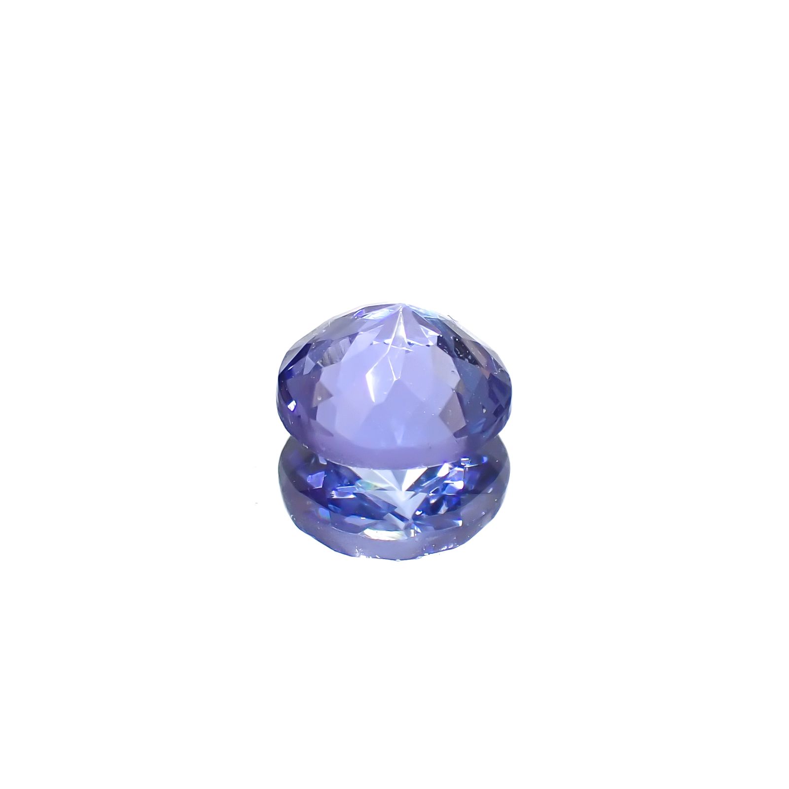 タンザナイト(宝石名タンザナイト)タンザニア産 0.53ct 識別済[240628330]5.1x5.1mm前後